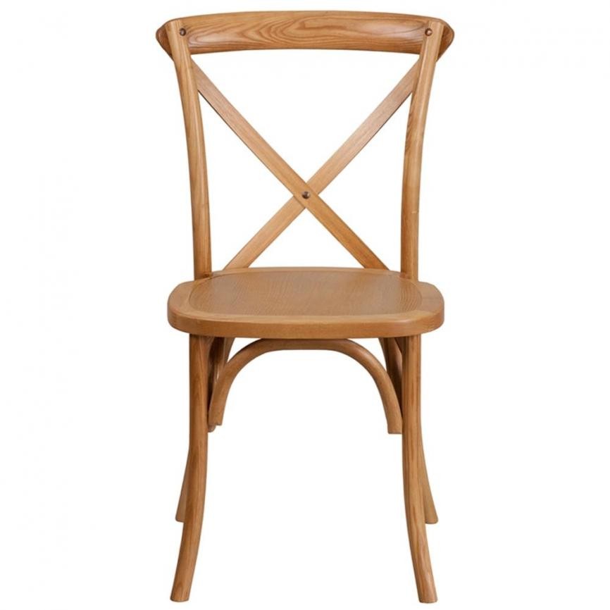 Chaise rustica foncee