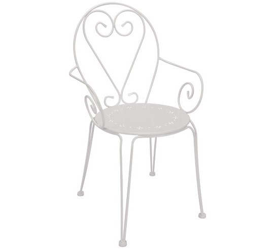 Fauteuil de jardin romantique blanc hd