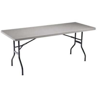 Table rectangle grise