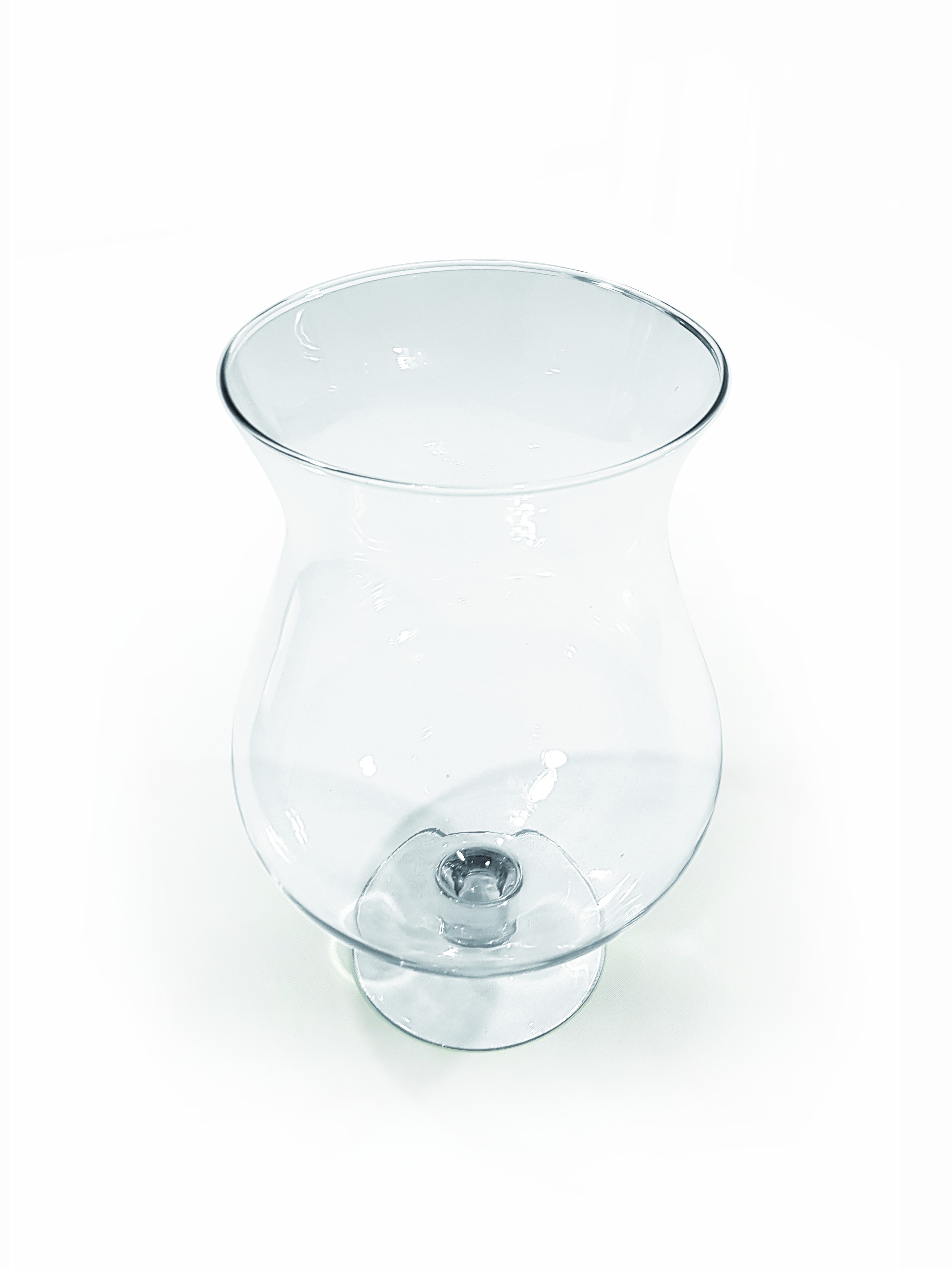 Verre transparent vase cognac