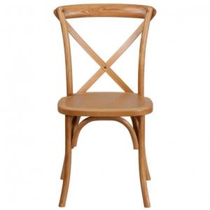 Chaise rustica foncee
