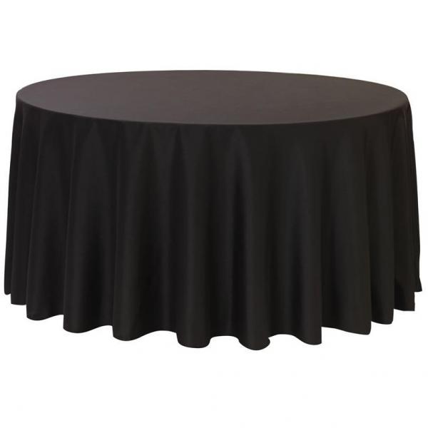 Nappe noir rectangulaire en location