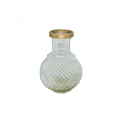 Vase gold crystal